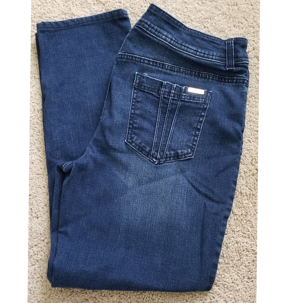 Chico's dark rinse Slimming denim jeans